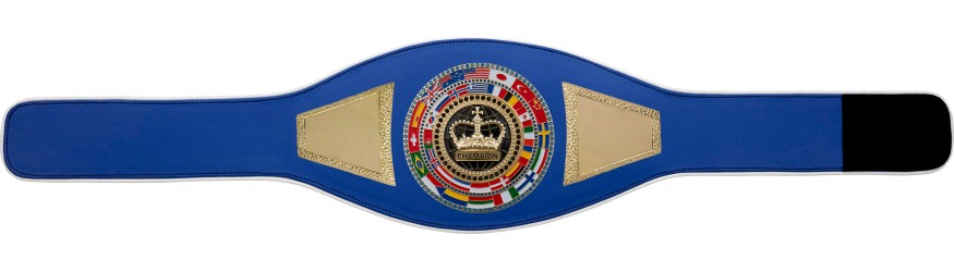 CHAMPIONSHIP BELT PROFLAG2/FLAG/G/BLKCRWN - VARIETY OF LEATHER COLOURS AVAILABLE CHAMPIONSHIP BELT PROFLAG2/FLAG/G/BLKCRWN - VARIETY OF LEATHER COLOURS AVAILABLE
